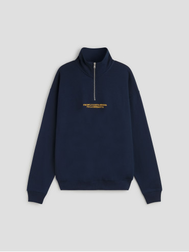 New Roots Pullover Zip - Les Heritiers