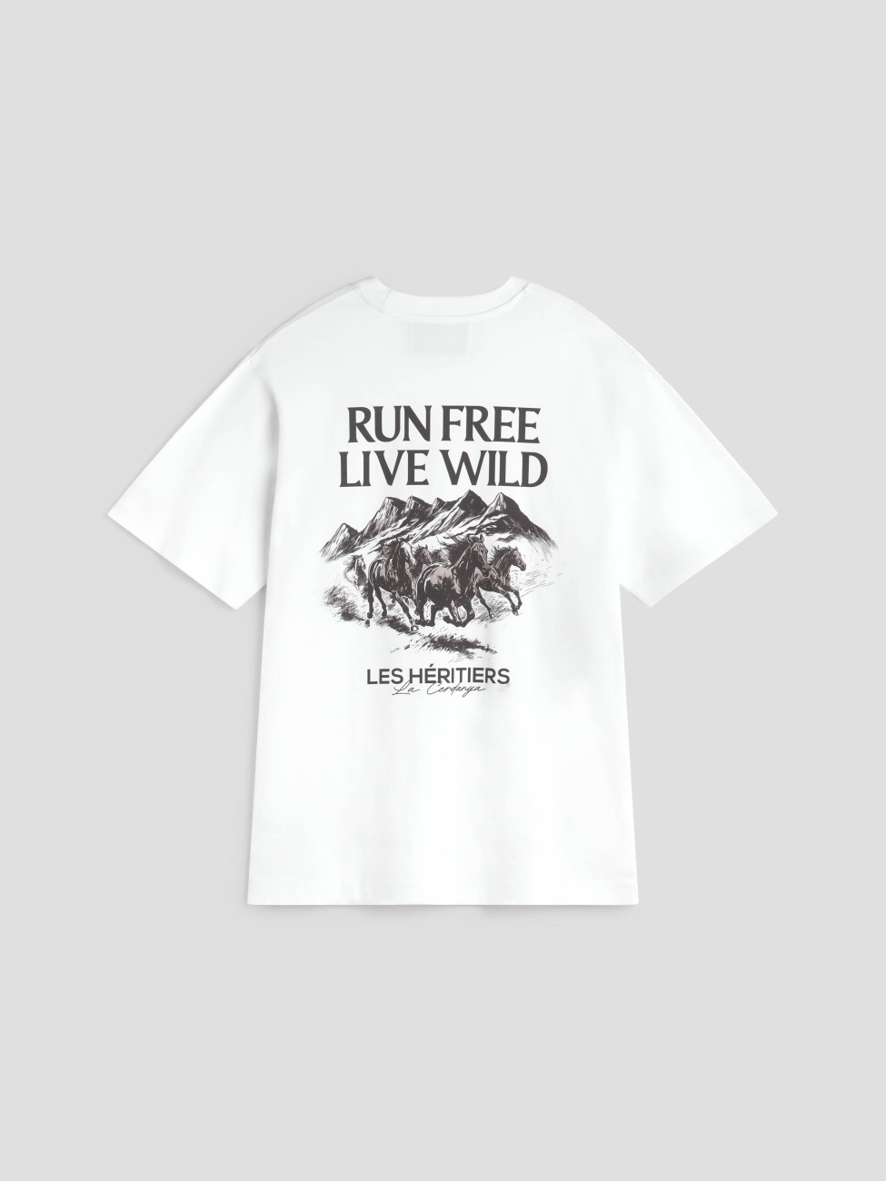 Camiseta Horses Tee - Les Heritiers