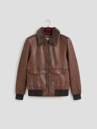 Chaqueta ONYAR JAKET de LES HÉRITIERS en color marrón