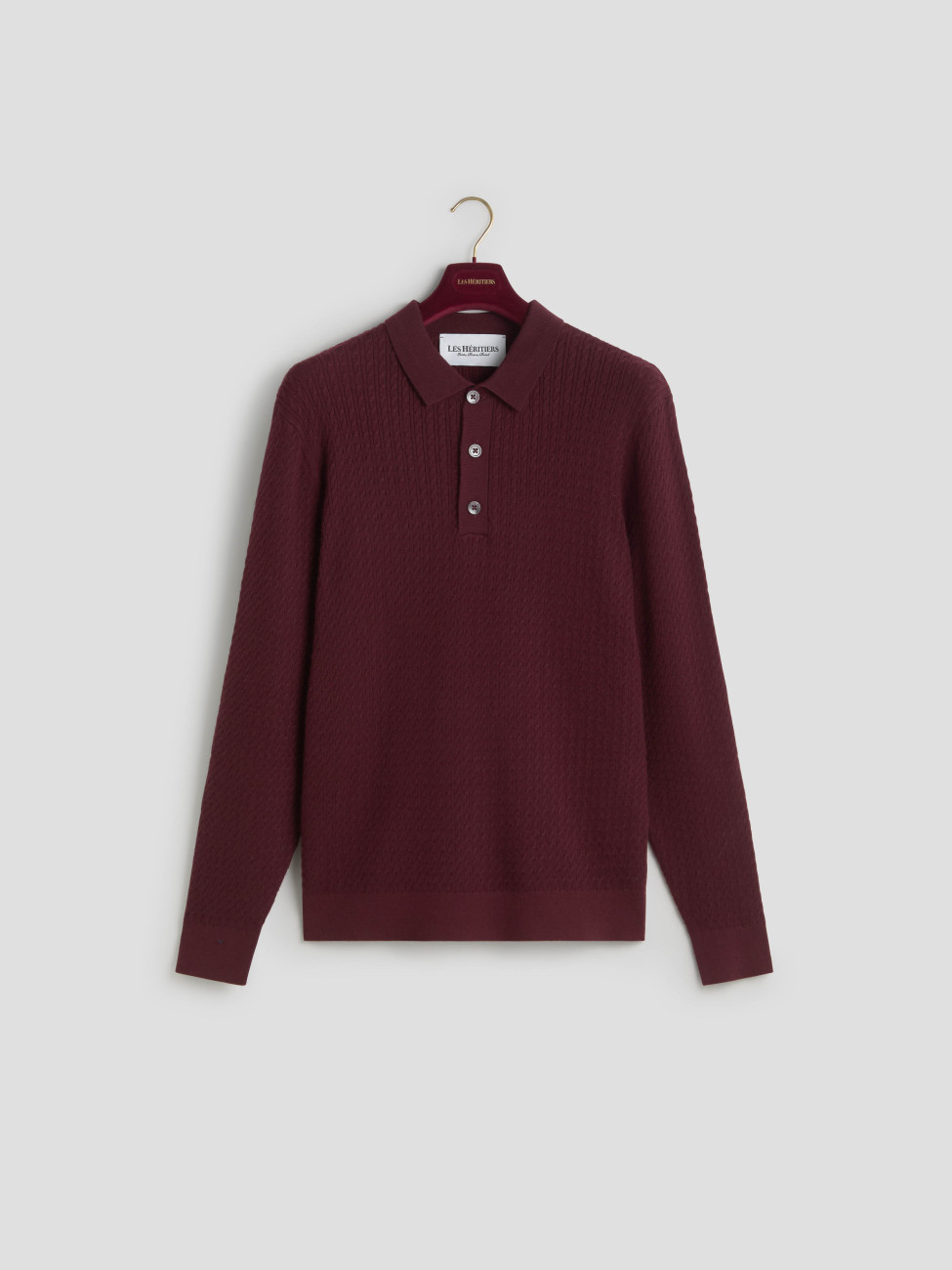 Polo Merla de Les Héritiers en color Wine