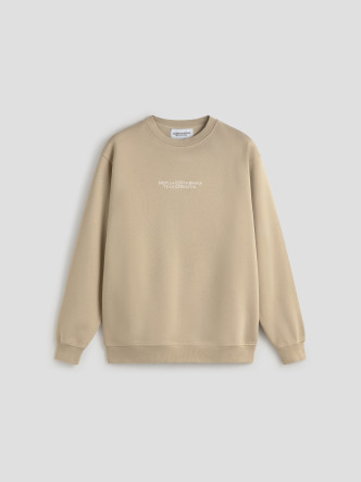 Les Héritiers - Roots Crewneck - Stone Grey - Sudadera unisex - Algodón orgánico