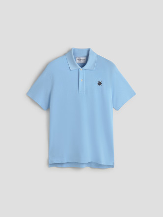 Les Héritiers - The Polo - Sky Blue - Polo hombre - Algodón piqué