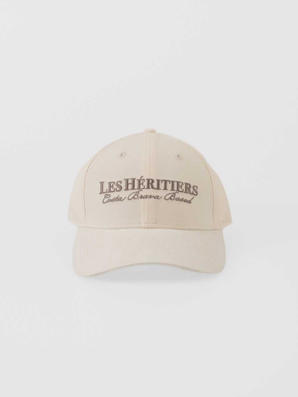 Les Héritiers - New Logo Cap - White Vintage - Gorra unisex - Algodón canvas