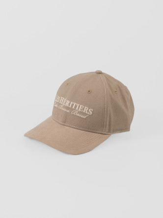 Les Héritiers - New Logo Cap - Stone Grey - Gorra unisex - Algodón canvas