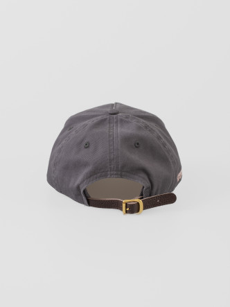 Les Héritiers - Retro Roots Cap - Antracita - Gorra unisex - Algodón canvas lavado