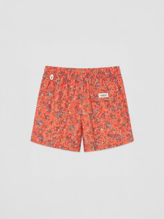 El bañador Les Héritiers Captain 4 con estampado floral gráfico
