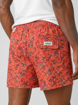 El bañador Les Héritiers Captain 4 con estampado floral gráfico