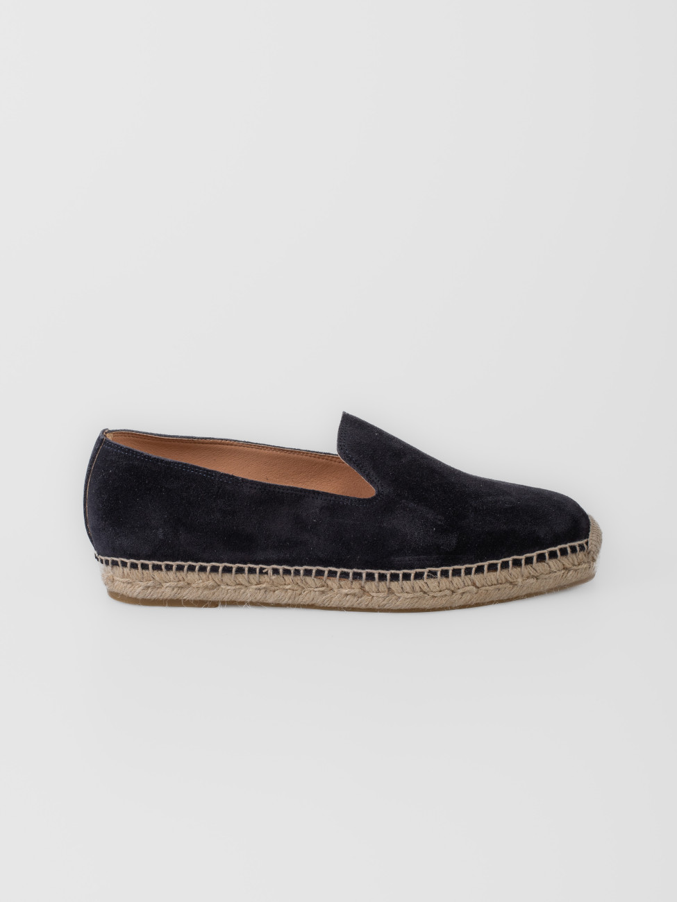 Alpargata Les Héritiers Futadera en azul marino con silueta limpia y construcción slip-on