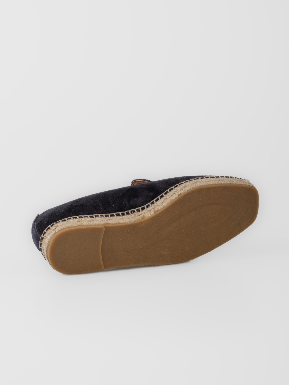 Alpargata Les Héritiers Futadera en azul marino con silueta limpia y construcción slip-on