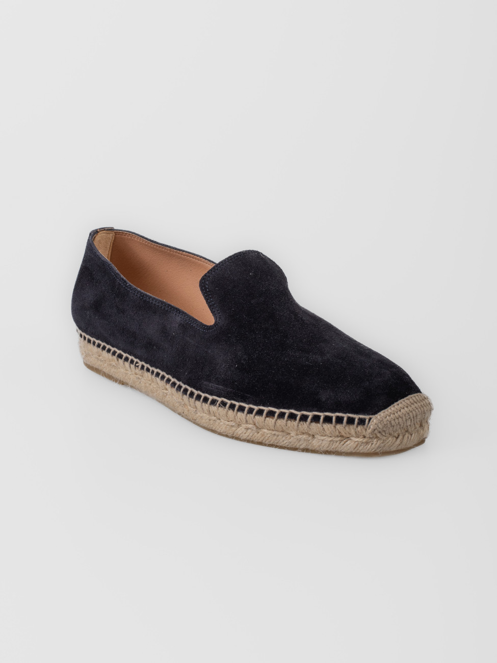 Alpargata Les Héritiers Futadera en azul marino con silueta limpia y construcción slip-on